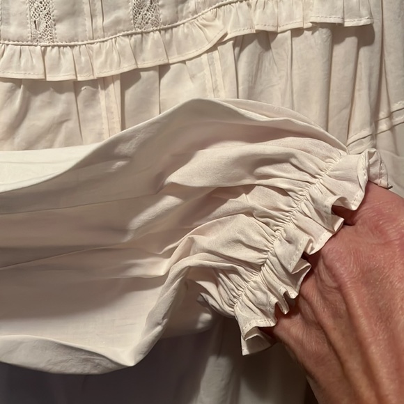 Reformation Ivory Blouse top New size Small - Picture 4 of 7